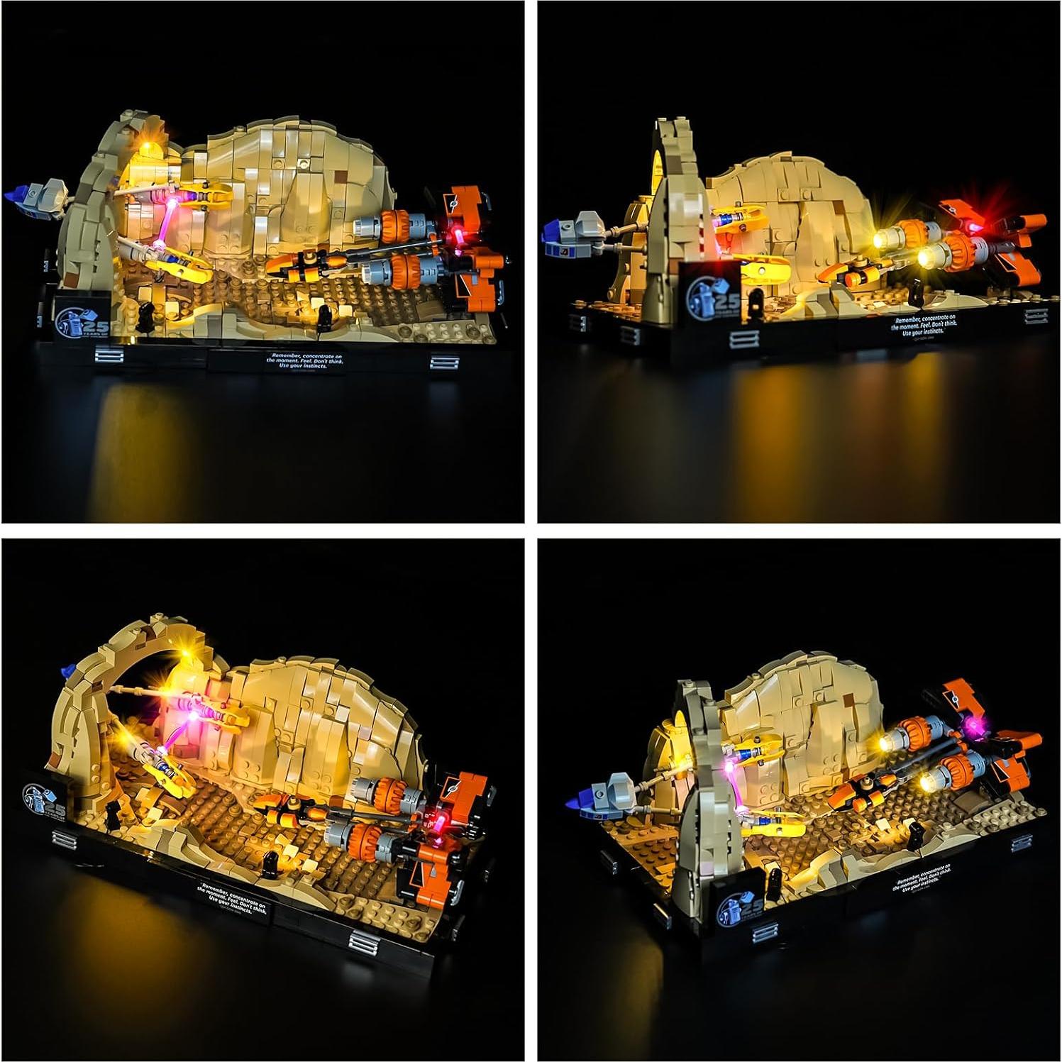 Kit de Luz LED Kyglaring para Lego 75380 Star Wars Podrace