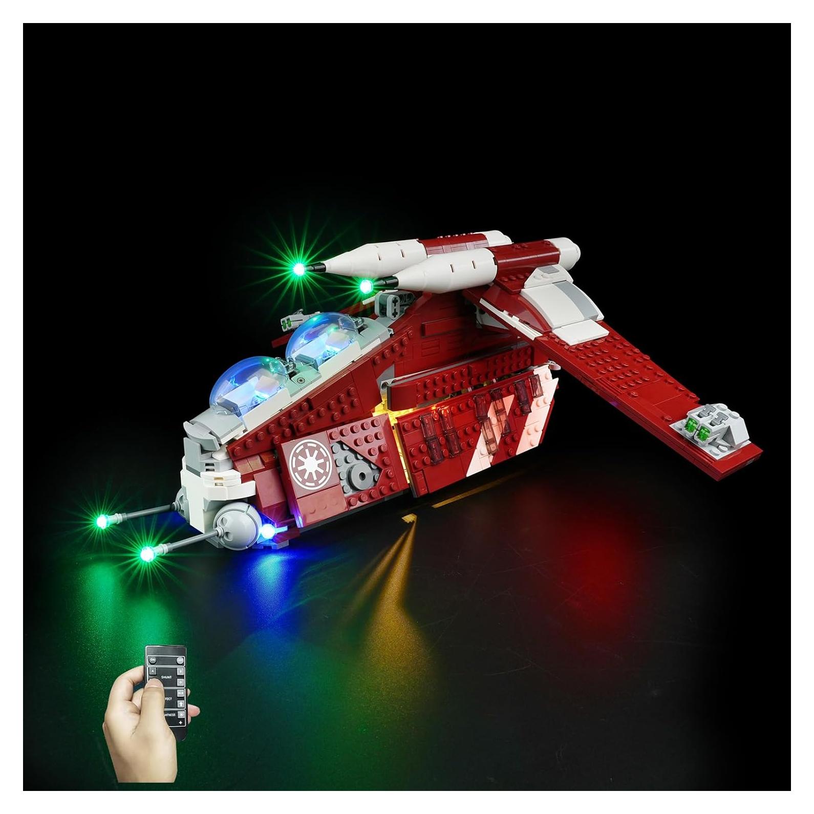 Kit de Luz LED para Caza Gunship Lego 75354 - Solo Luces