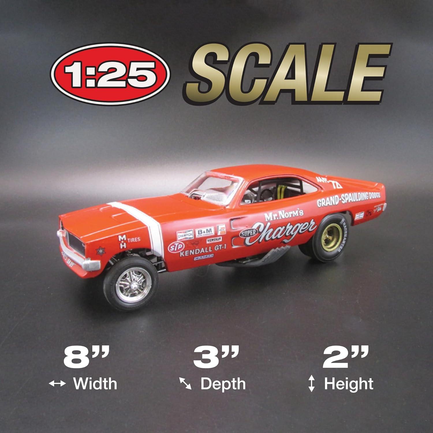Kit de Modelo a Escala 1:25 Polar Lights 1969 Dodge Charger Sr. Norm