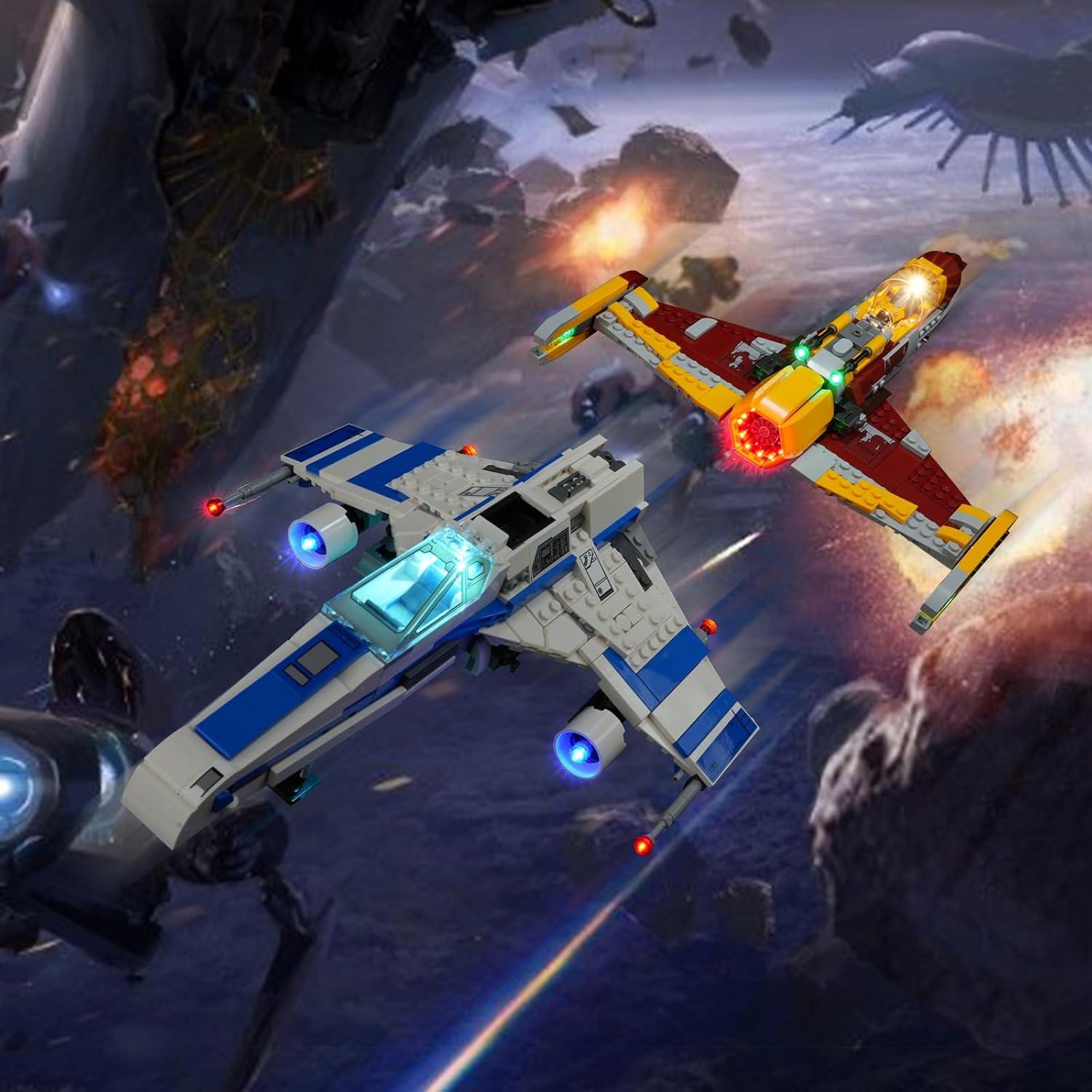 Kit de Iluminación LED para Lego Star Wars E-Wing 75364