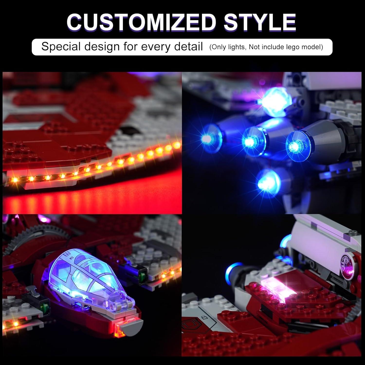 Kit de Iluminación LED para Lego Star Wars Ahsoka Tano 75362