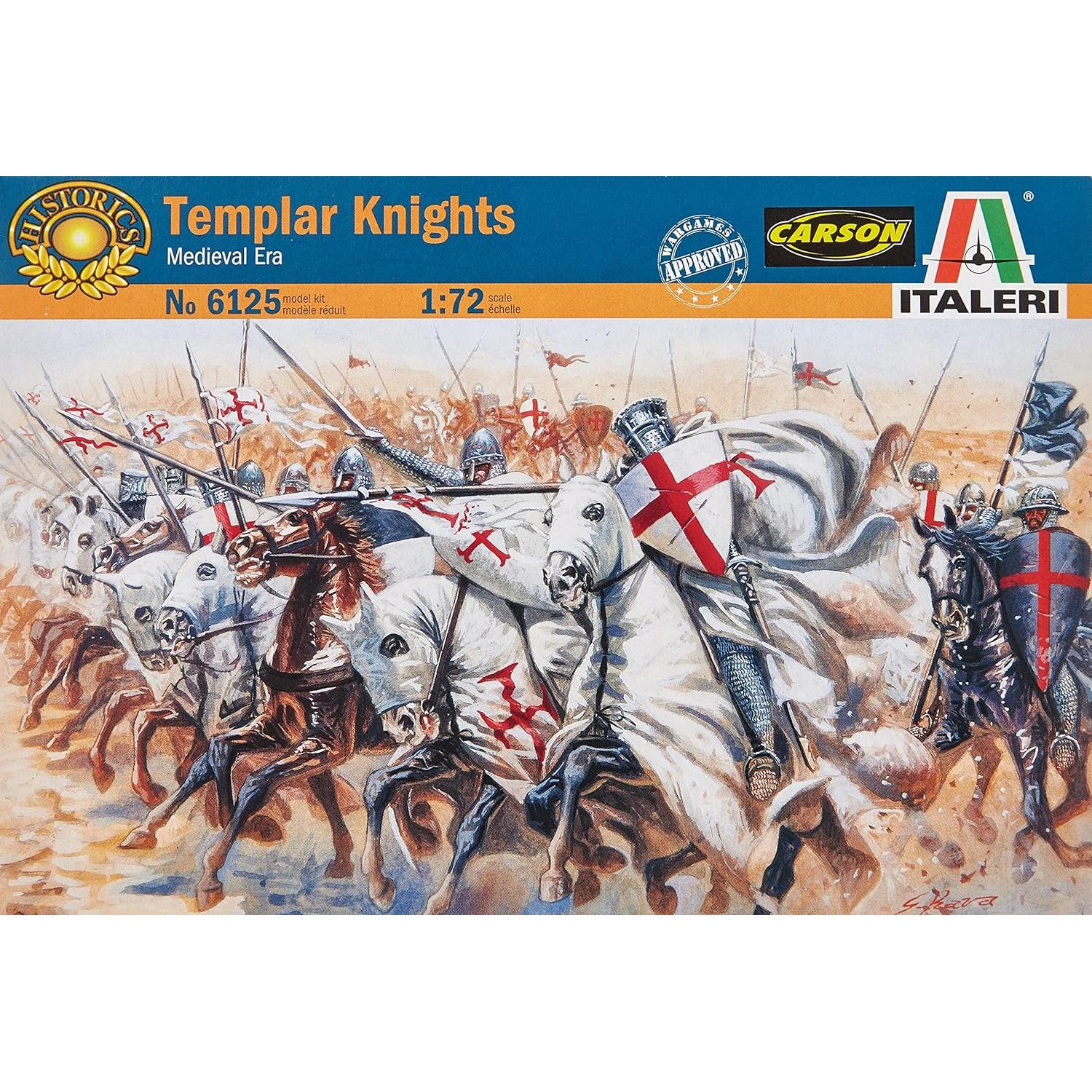 Kit de Modelo Italeri 1:72 Caballeros Templarios Medievales