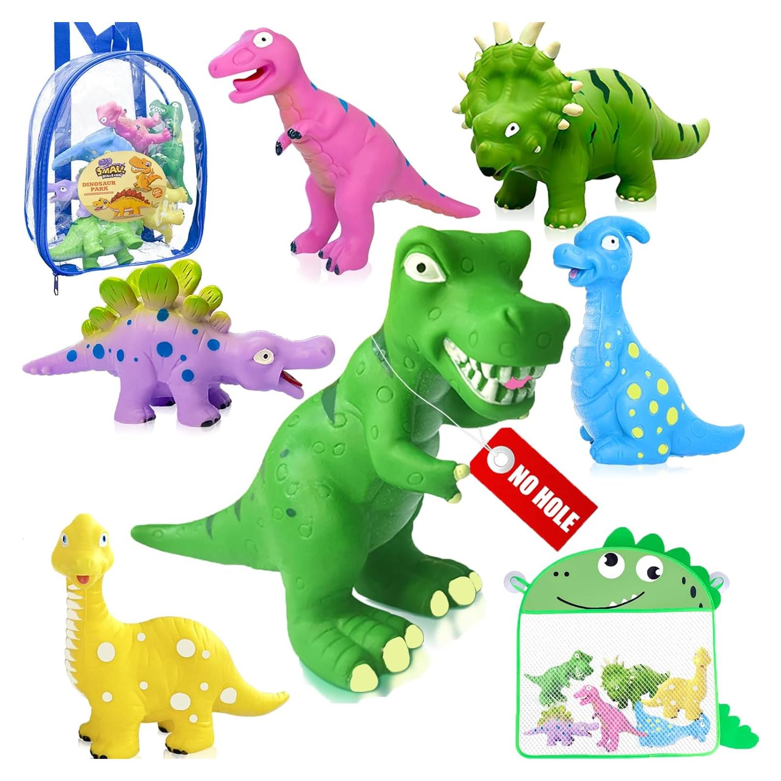 Juguetes de baño dinosaurios Shantou - 8 piezas sin moho