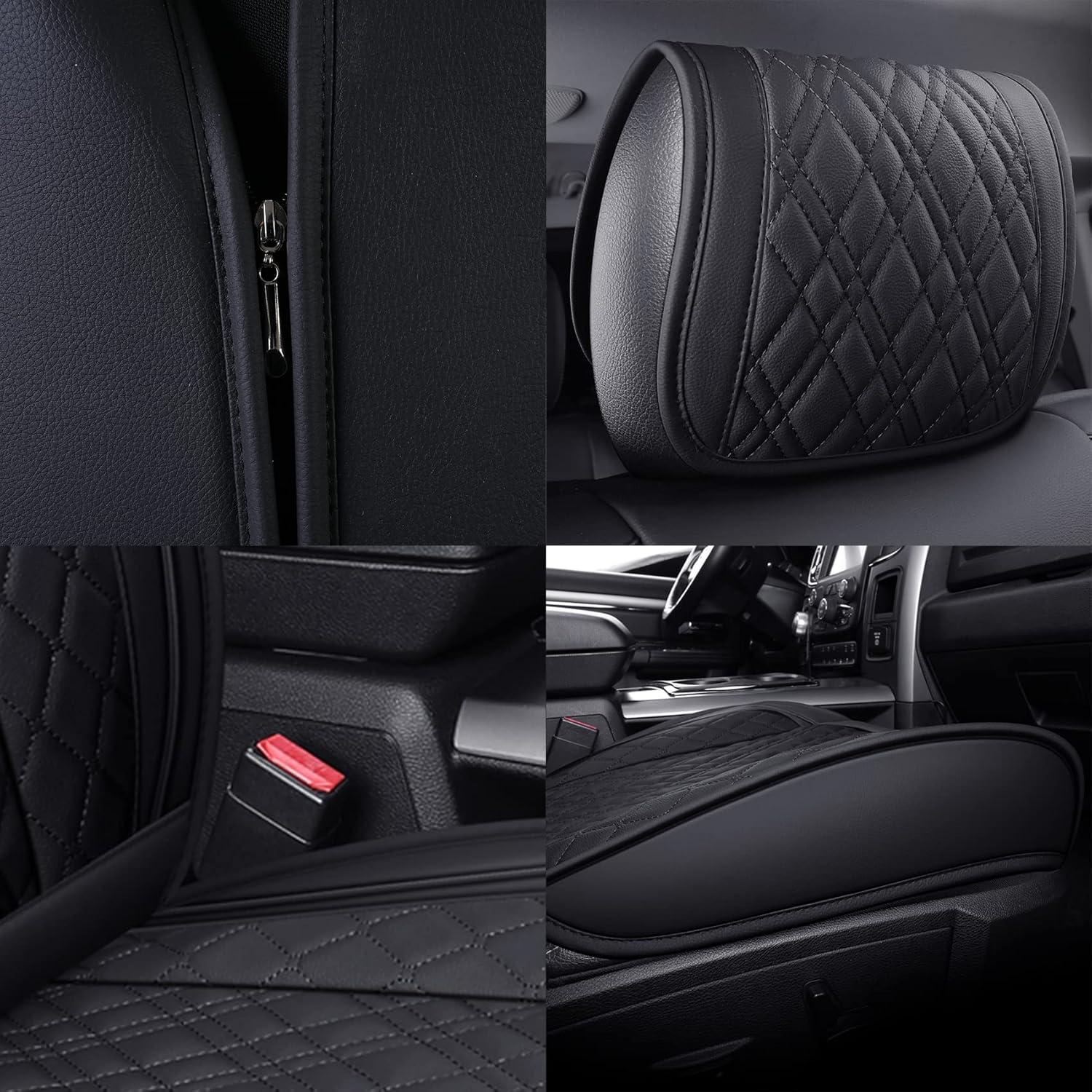 Funda de Asiento de Coche YIERTAI Dodge Ram 2009-2025 Negro