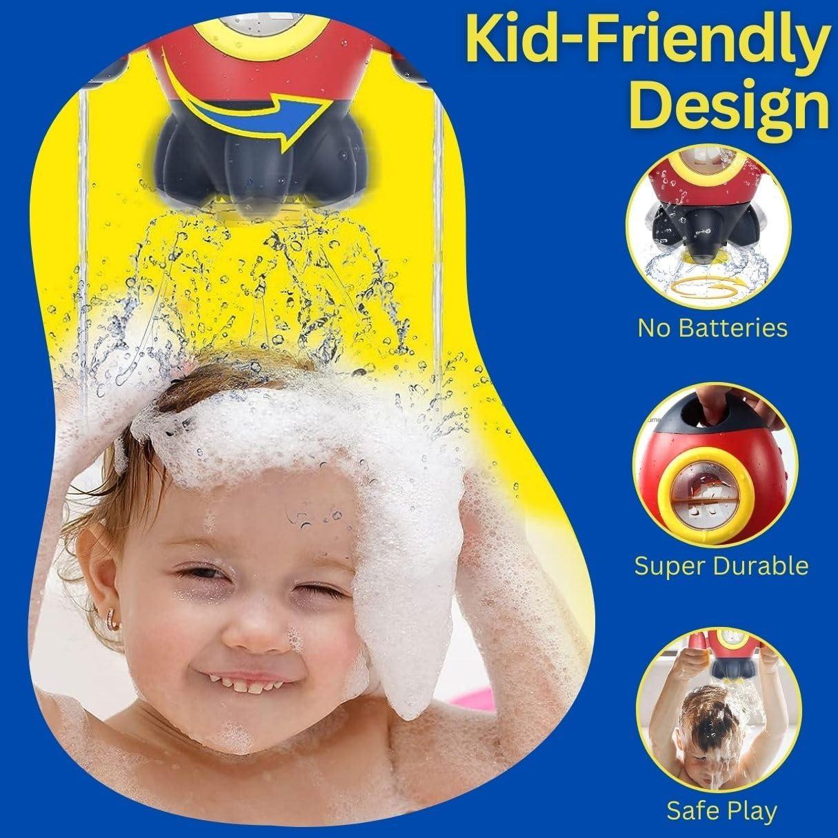 Juguete de Baño Cohete Espacial Liberty Imports 17.8x12.7cm