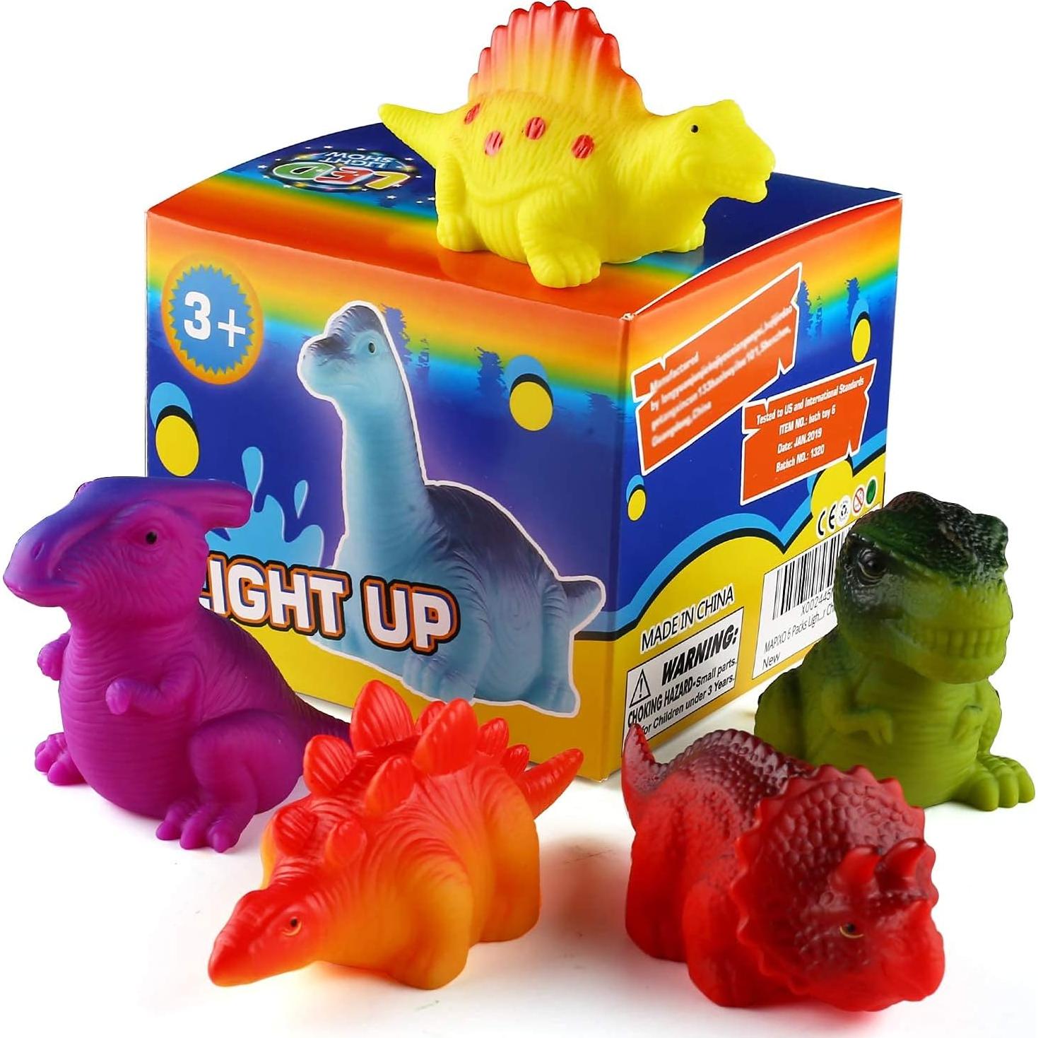 Set de 6 Juguetes de Baño Flotantes Dinosaurio MAPIXO