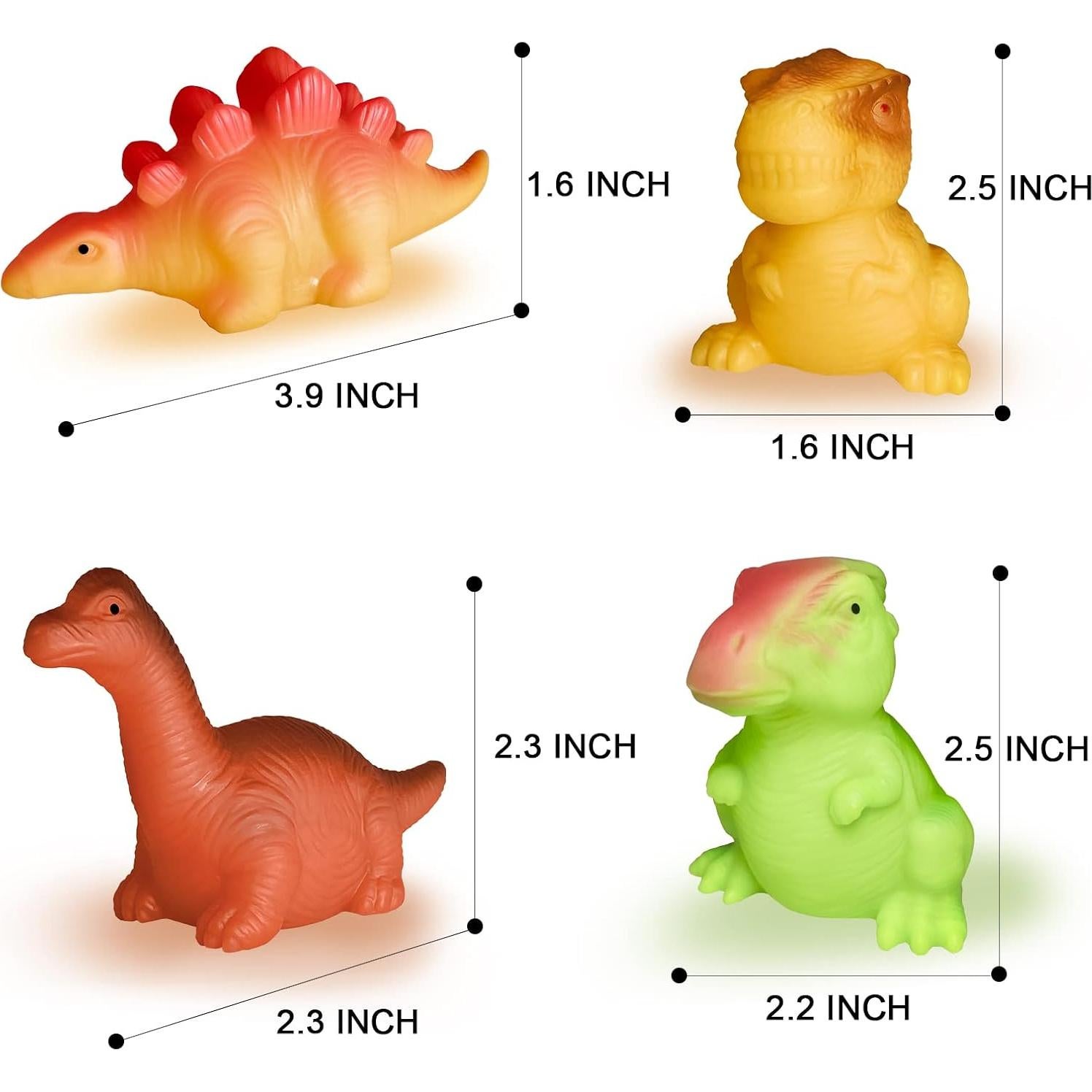 Juguetes de baño iluminados KIDPAPA - Dinosaurios flotantes
