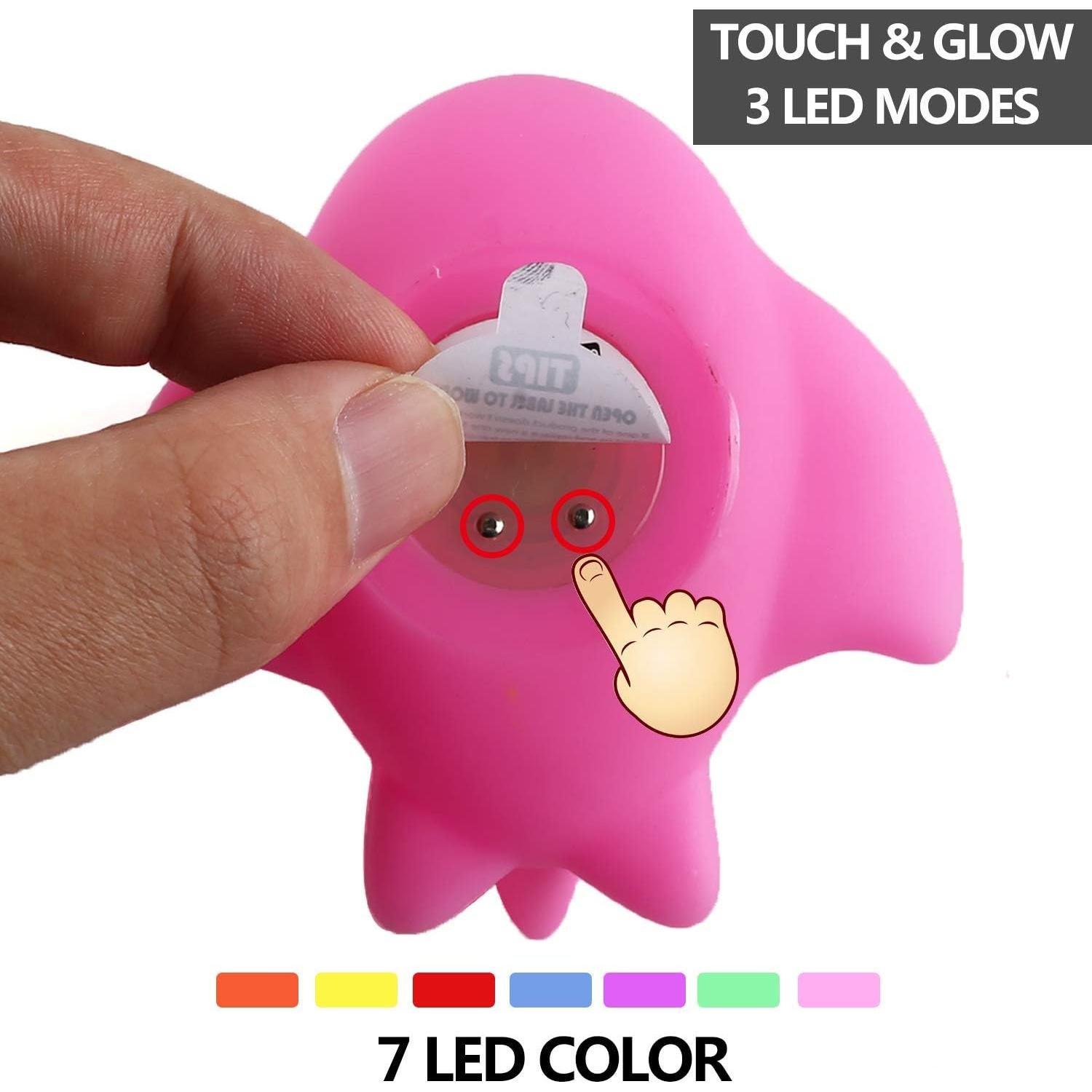 Juego de Juguetes de Baño Iluminados CHIMAGER - 6 Piezas