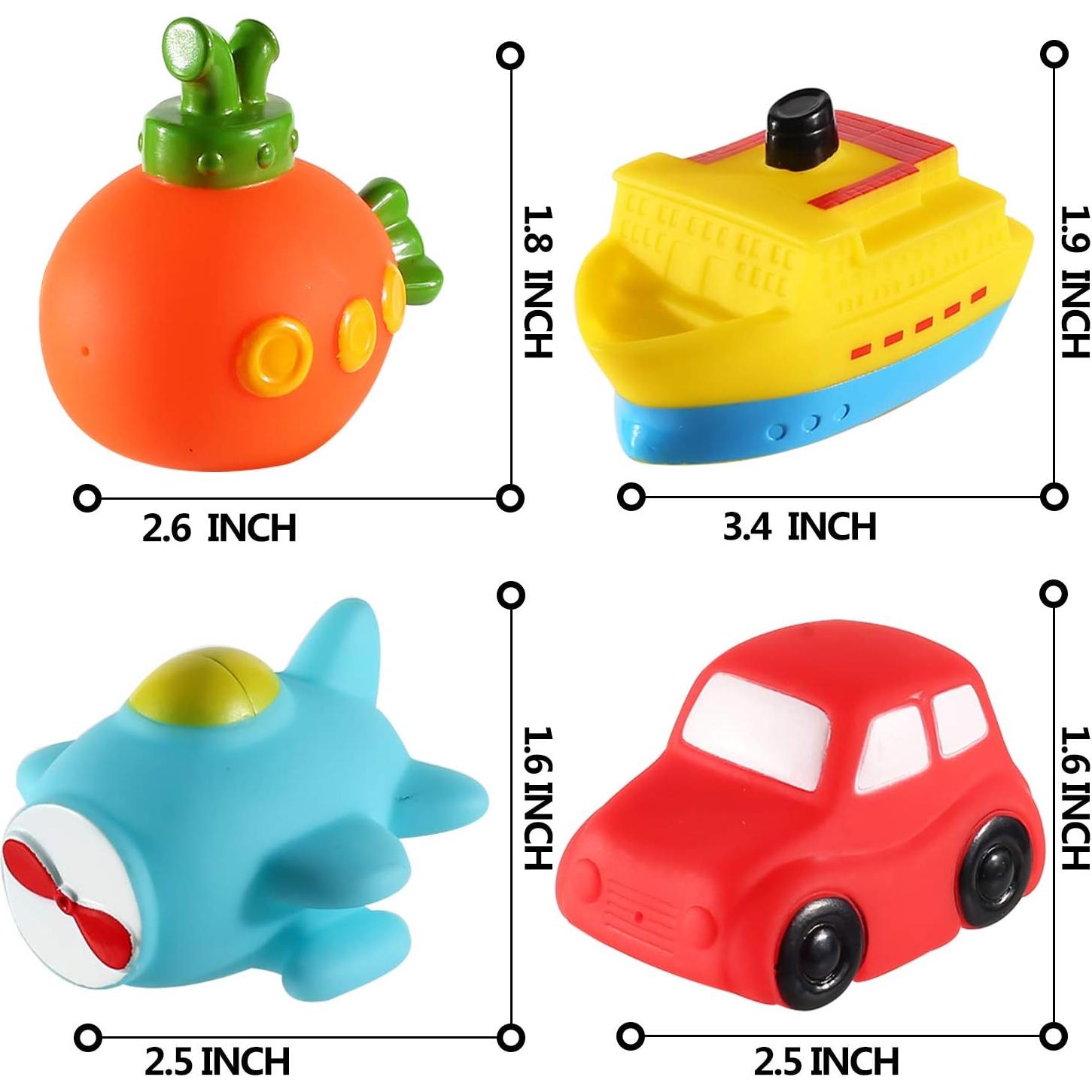 Juego de Juguetes de Baño Iluminados CHIMAGER - 6 Piezas