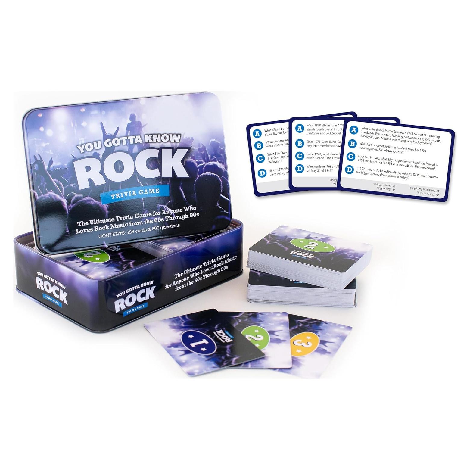 Juego de Trivia Tienes que saber Rock - 500 Preguntas