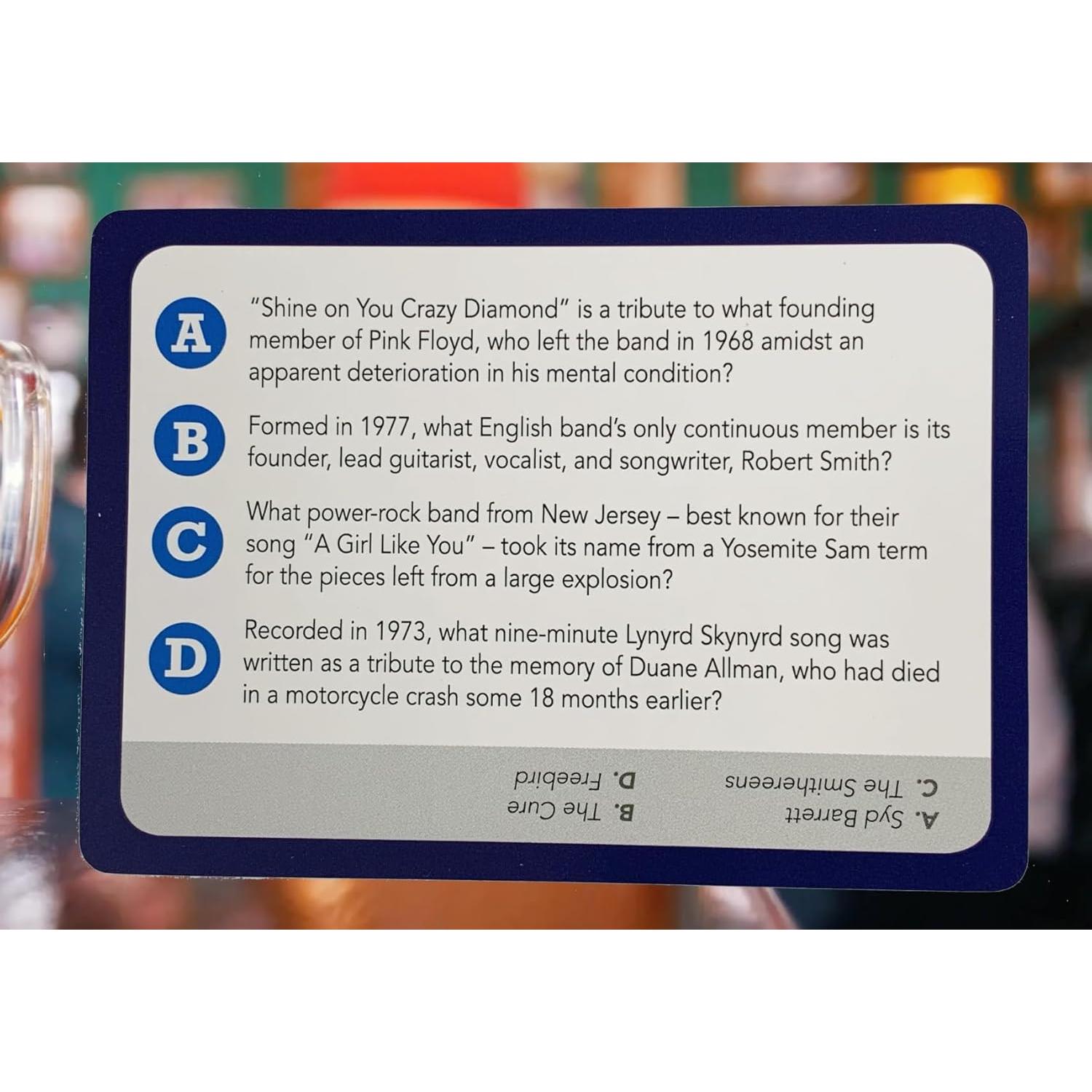 Juego de Trivia Tienes que saber Rock - 500 Preguntas