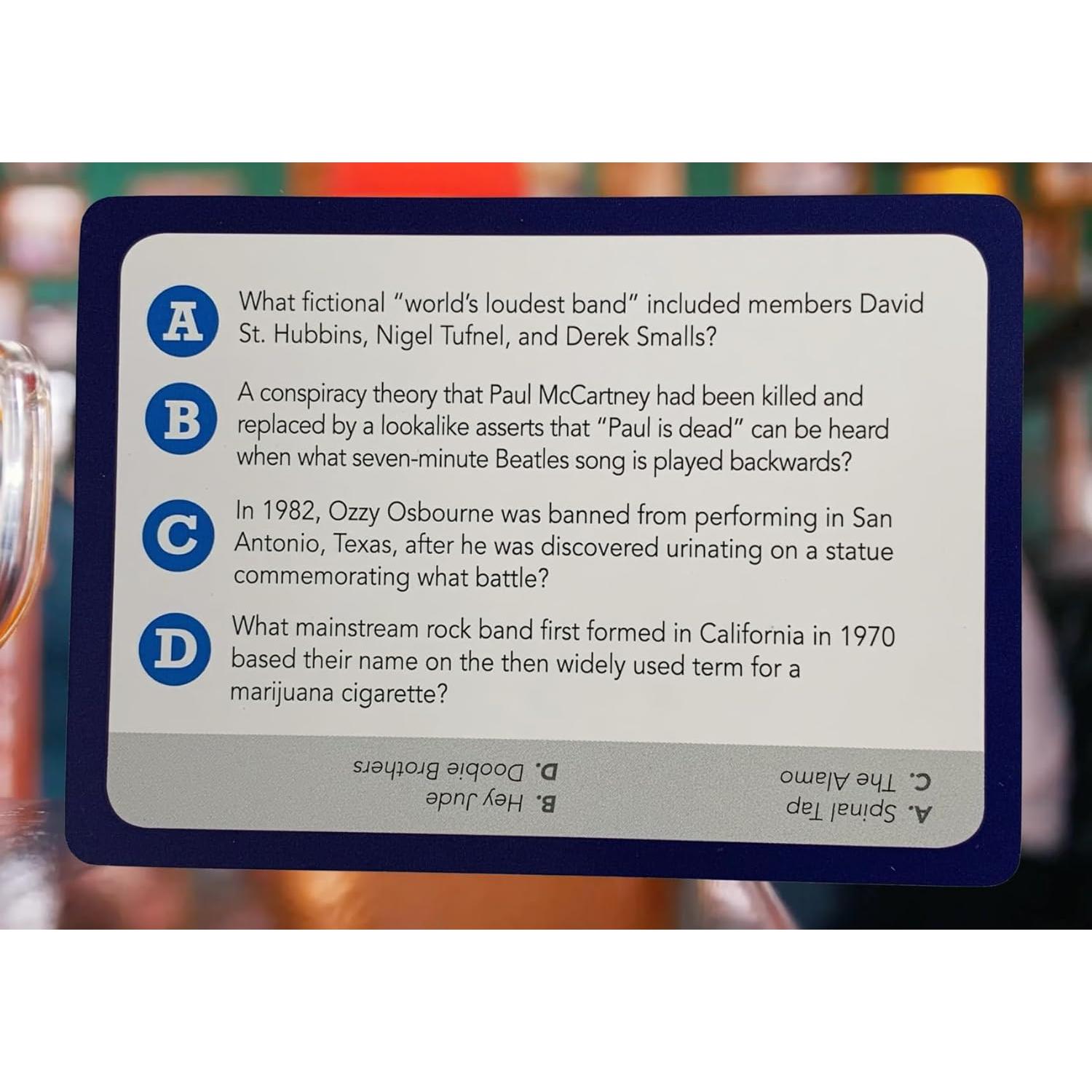 Juego de Trivia Tienes que saber Rock - 500 Preguntas