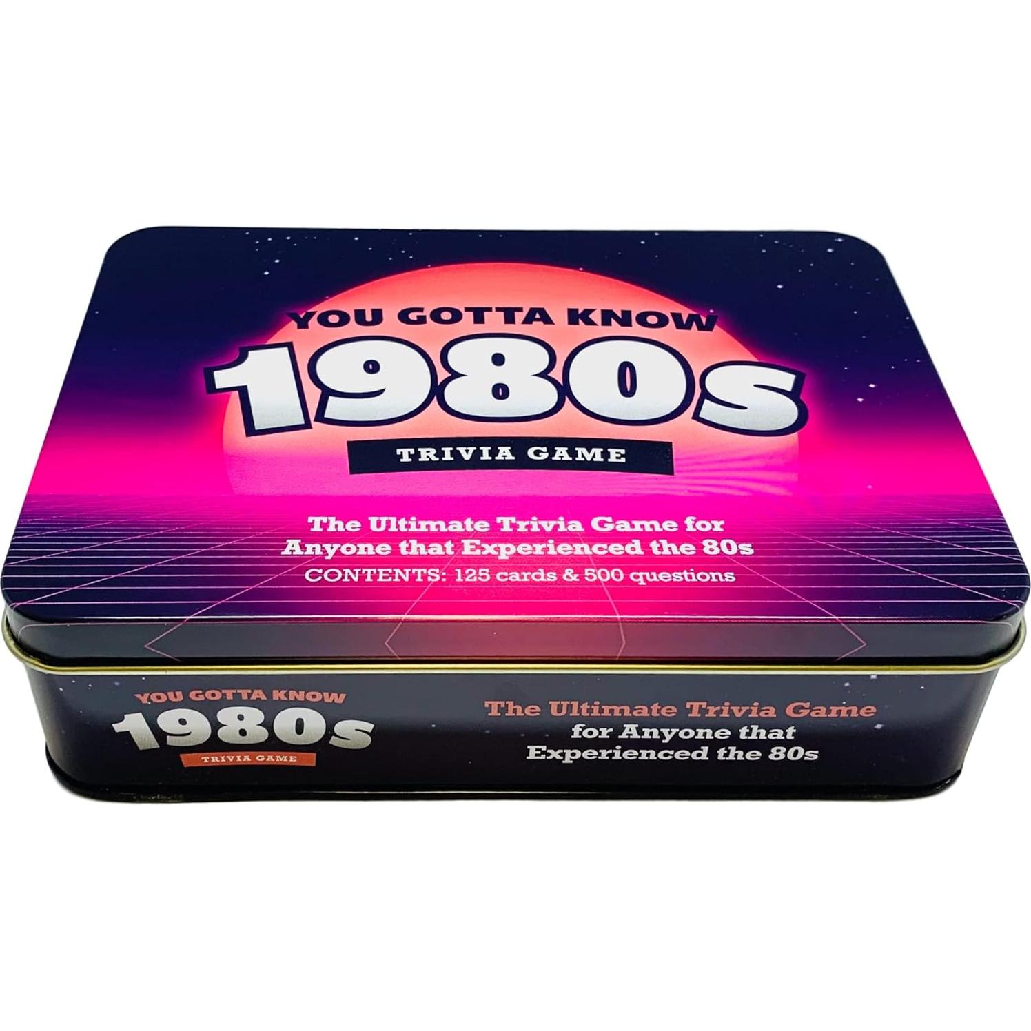 Juego de trivia Tienes que saber los años 80 - 500 preguntas