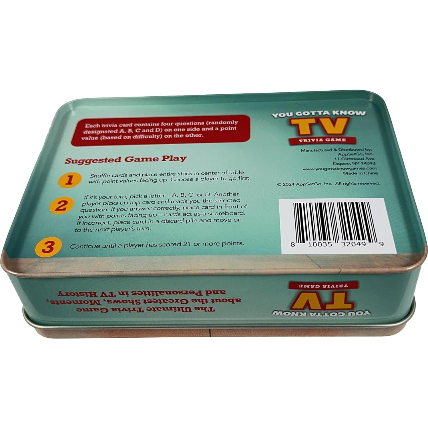 Juego de trivia Tienes que saber TV - 500 preguntas divertidas