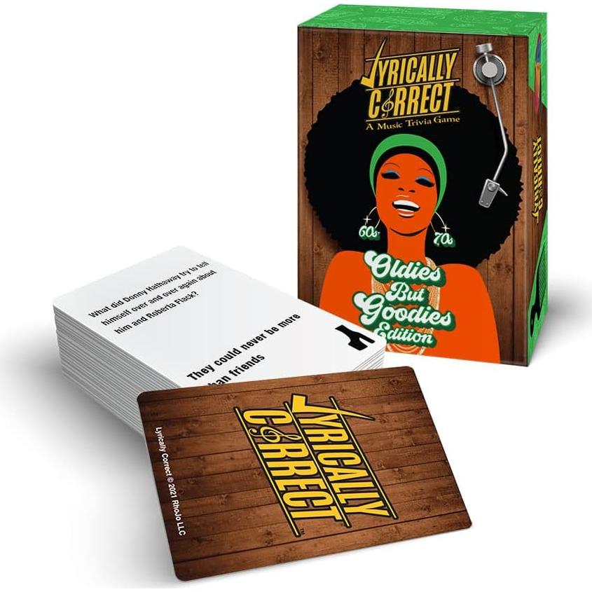 Juego de Cartas Trivia Musical Lyrically Correct 60s 70s