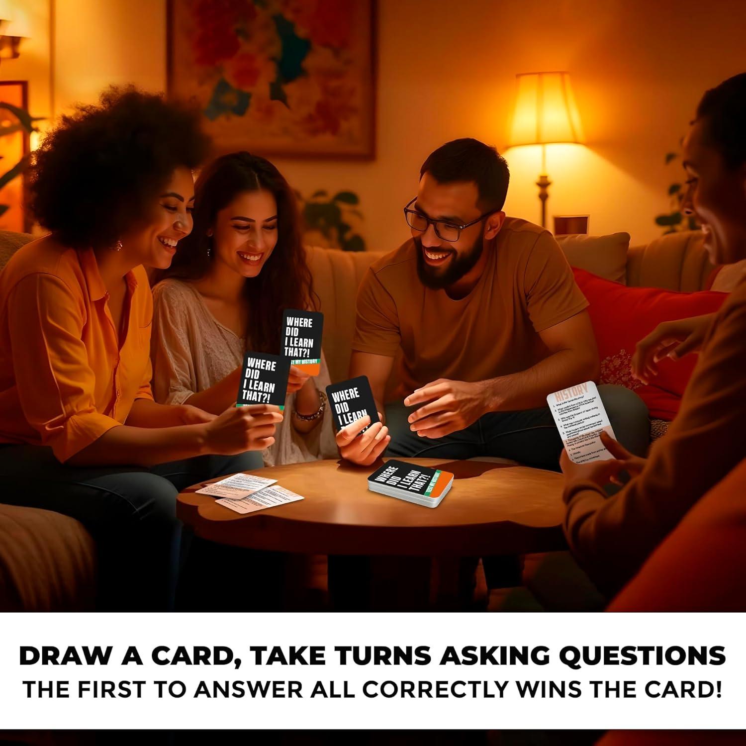 Juego de Cartas Trivia QUOKKA - 2000 Preguntas en 4 Temas