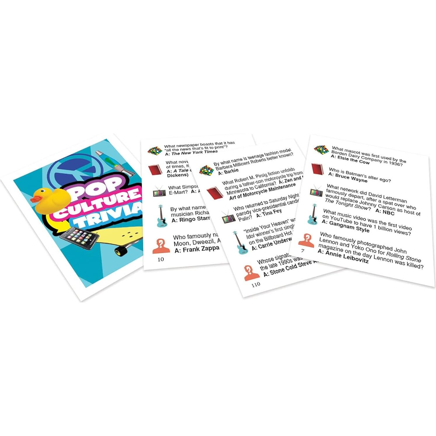 Juego de Trivia de Cultura Pop Outset Media - 1200 Preguntas