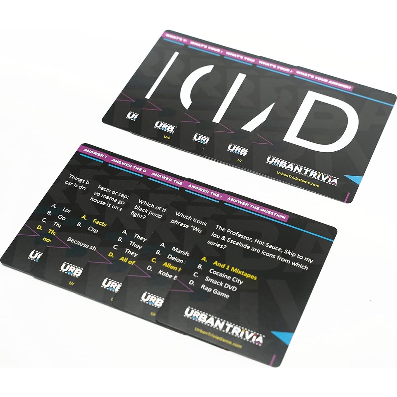 Juego de Cartas Trivia Urbana 2da Edición - Cultura Negra