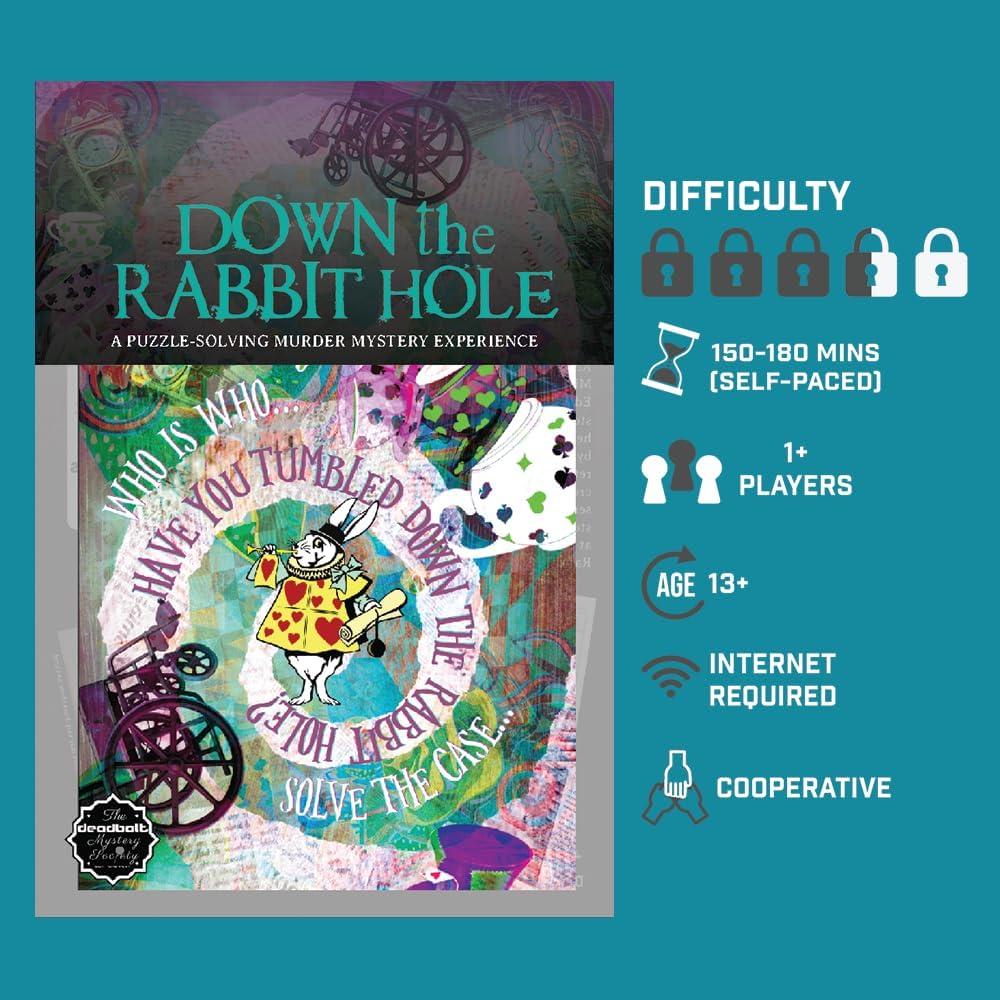 Juego de Misterio de Asesinato The Deadbolt - 1-4 Jugadores