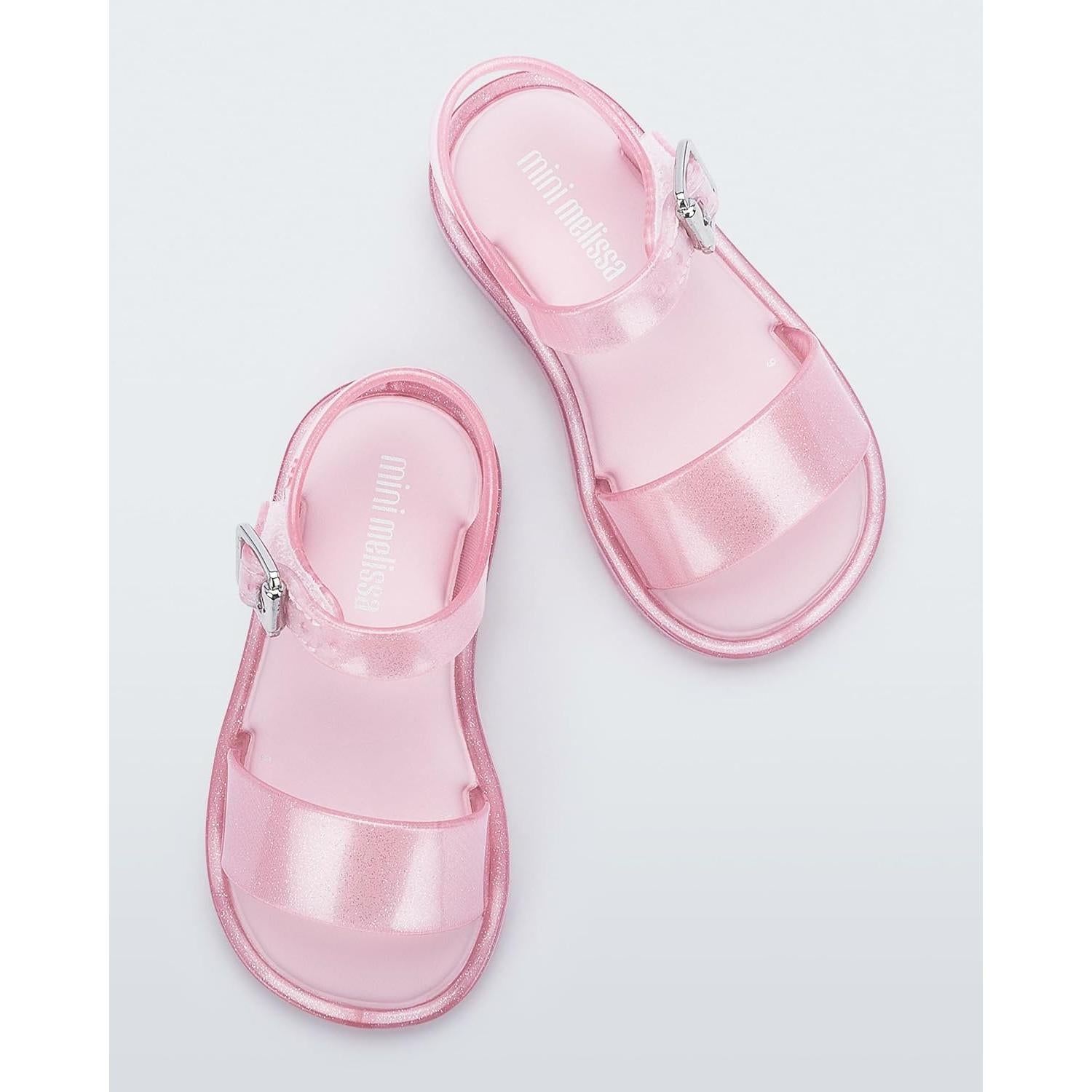 Sandalias Mini Melissa Mar para Niñas - Rosa Brillante