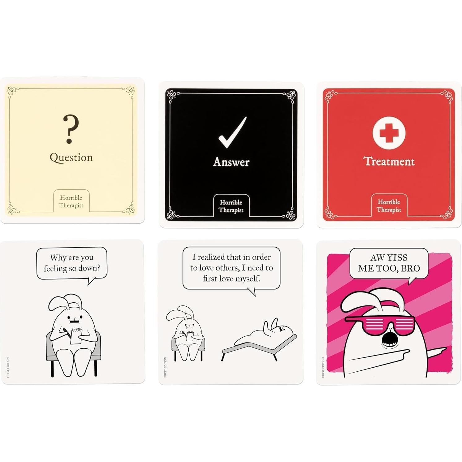 Juego de Cartas Terapeuta Horrible - Exploding Kittens - 3-8 Jugadores