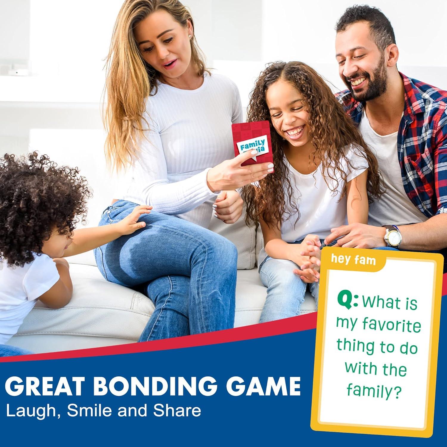 Juego de Trivia Familiar LotFancy - 60 Tarjetas Jumbo para Todas las Edades