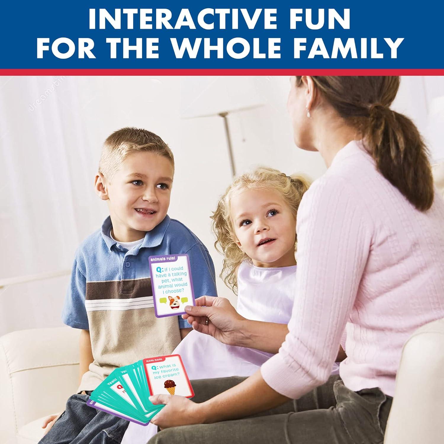 Juego de Trivia Familiar LotFancy - 60 Tarjetas Jumbo para Todas las Edades