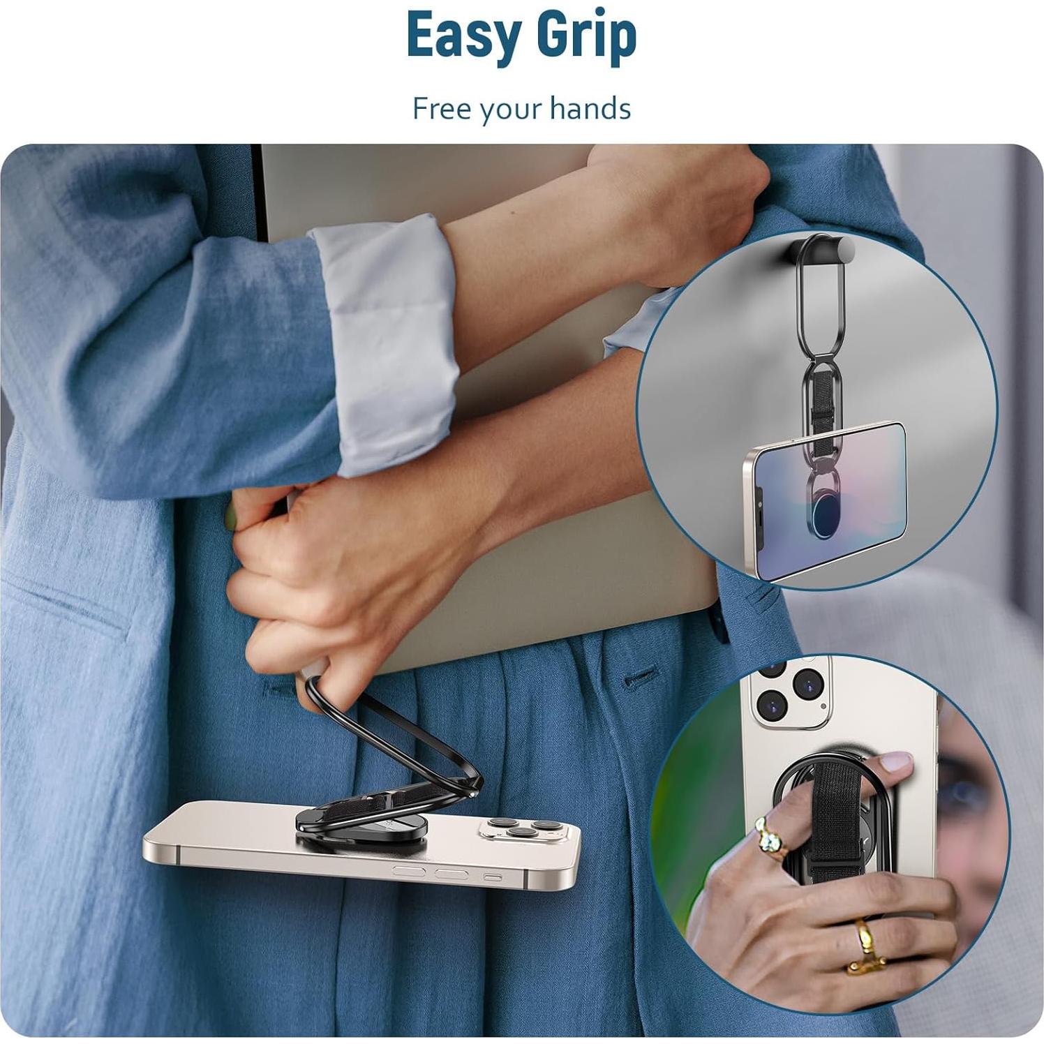 Soporte para Teléfono Mindsky 3 en 1 Ajustable Magnético