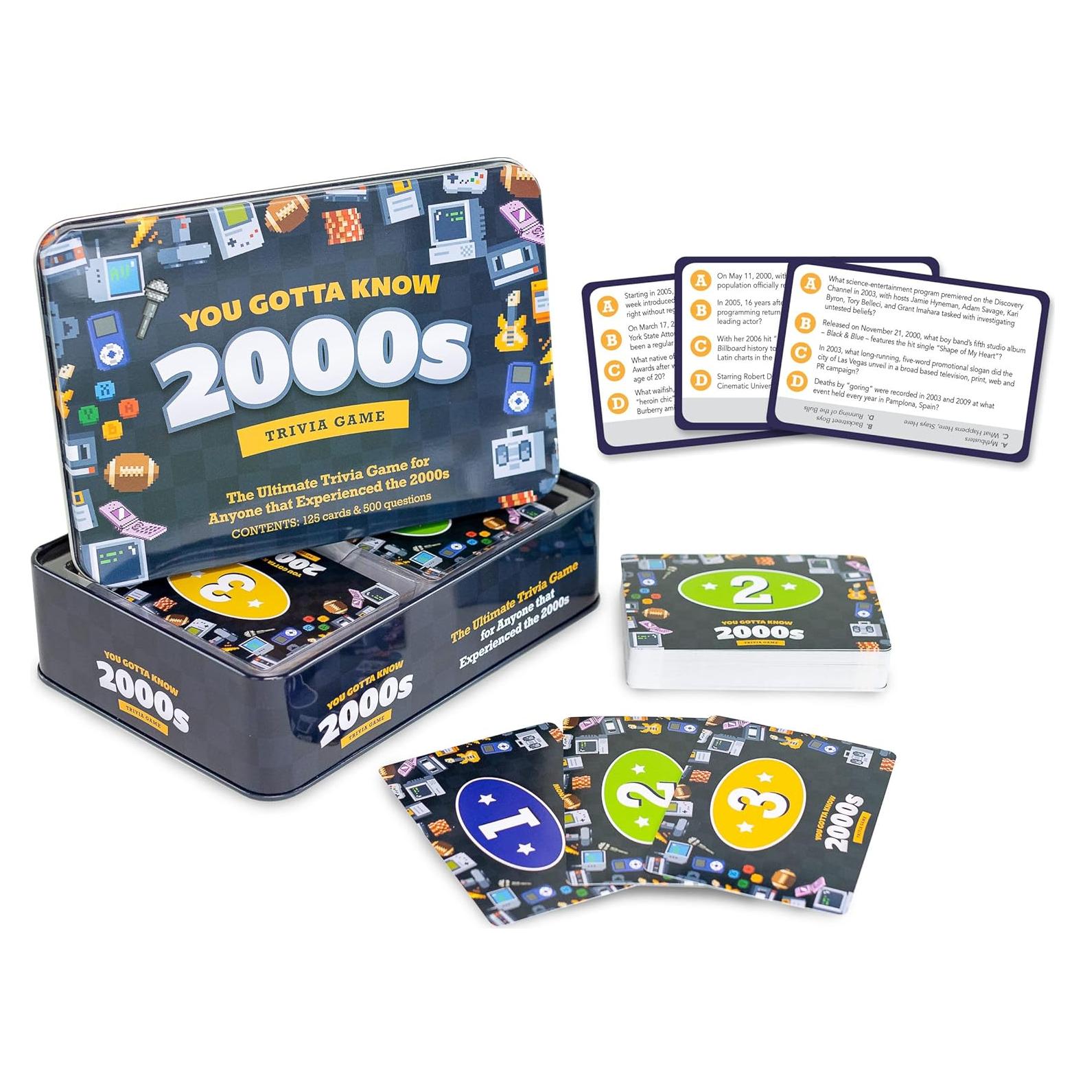 Juego de trivia Tienes que saber 2000s - AppSetGo, 500 preguntas