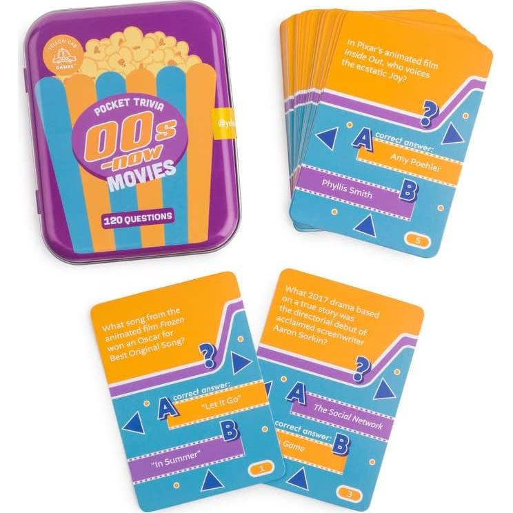 Juego de Trivia de Películas 00's Yellow Cab Games - 120 Preguntas