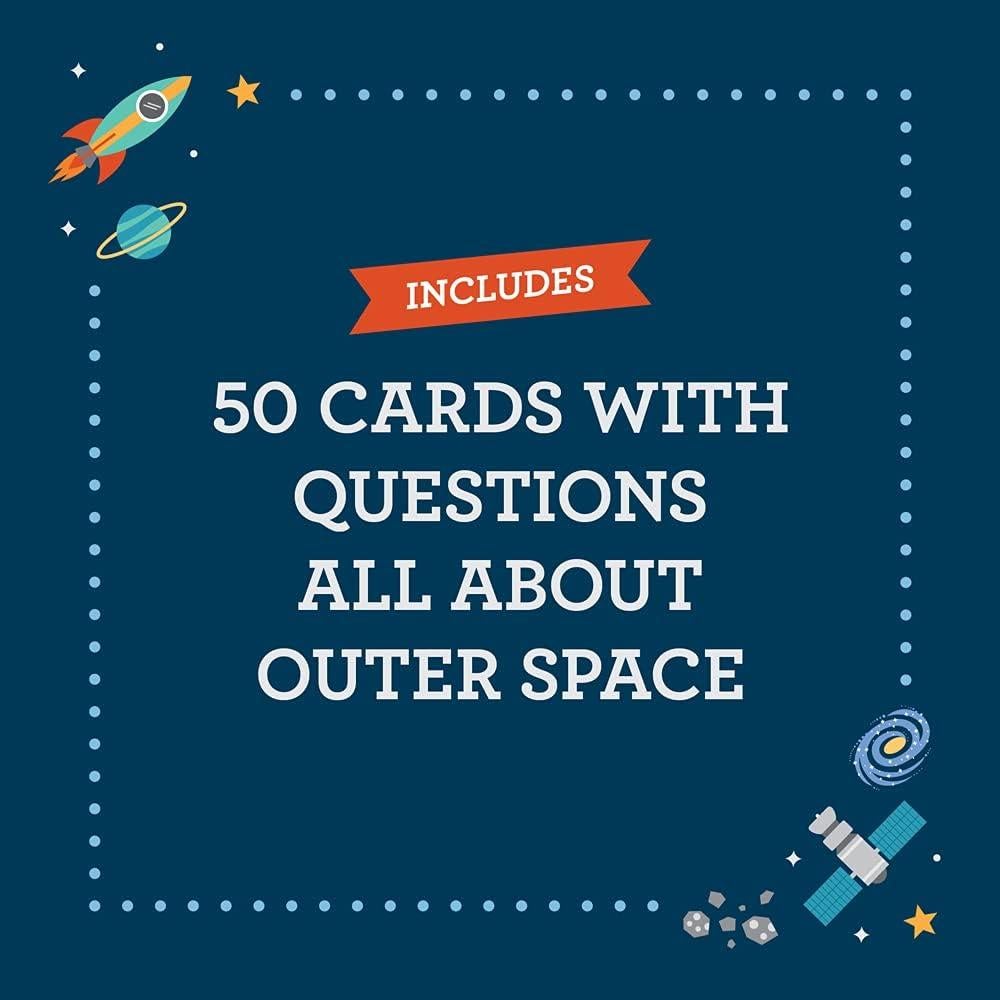 Tarjetas de Trivia Espacial Petit Collage - 50 Preguntas para Niños