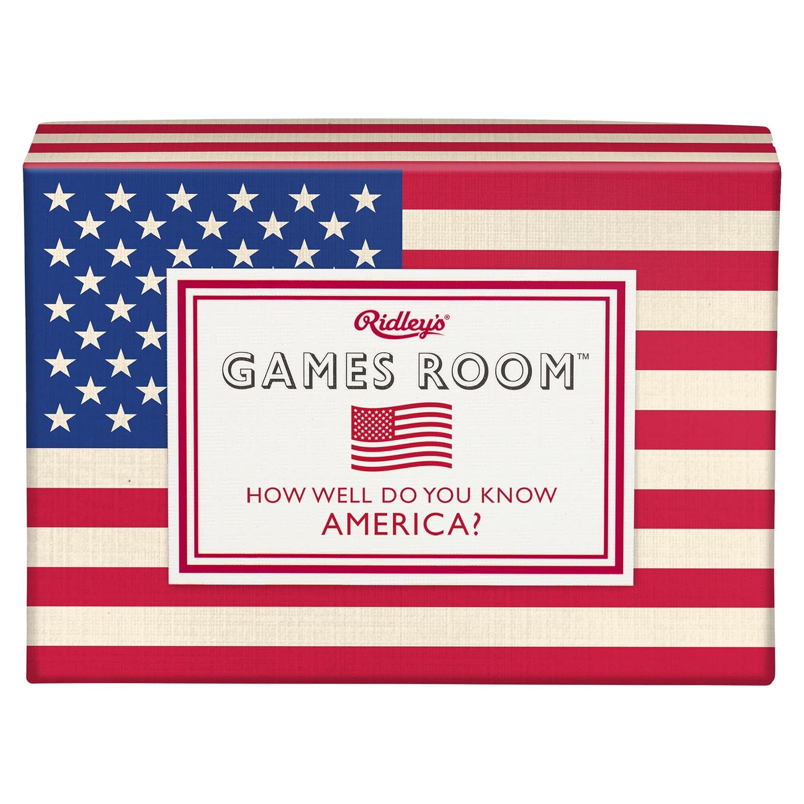 Juego de Cartas de Trivia Ridley ¿Qué Tanto Conoces de América? - 140 Preguntas