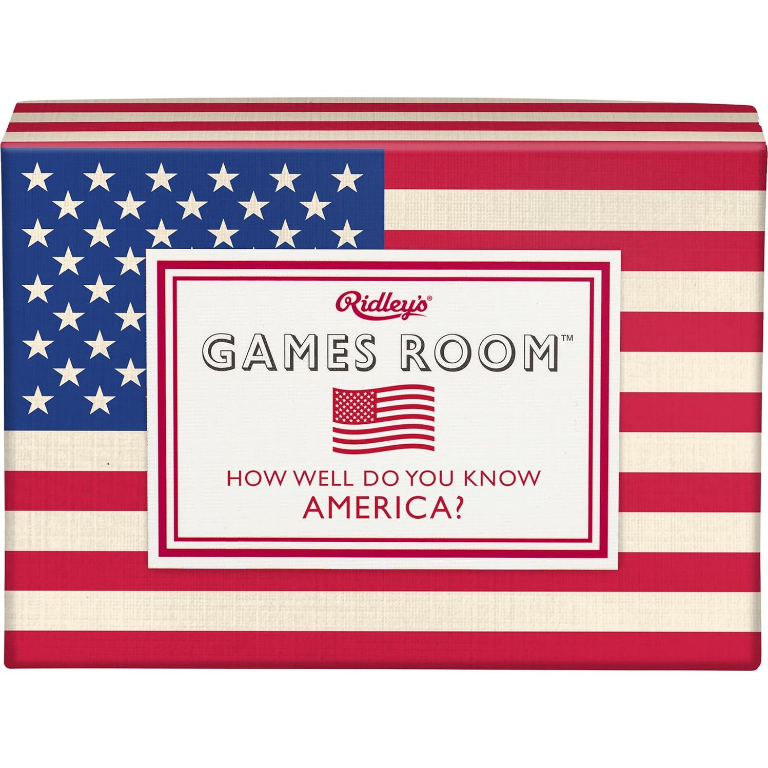 Juego de Cartas de Trivia Ridley ¿Qué Tanto Conoces de América? - 140 Preguntas