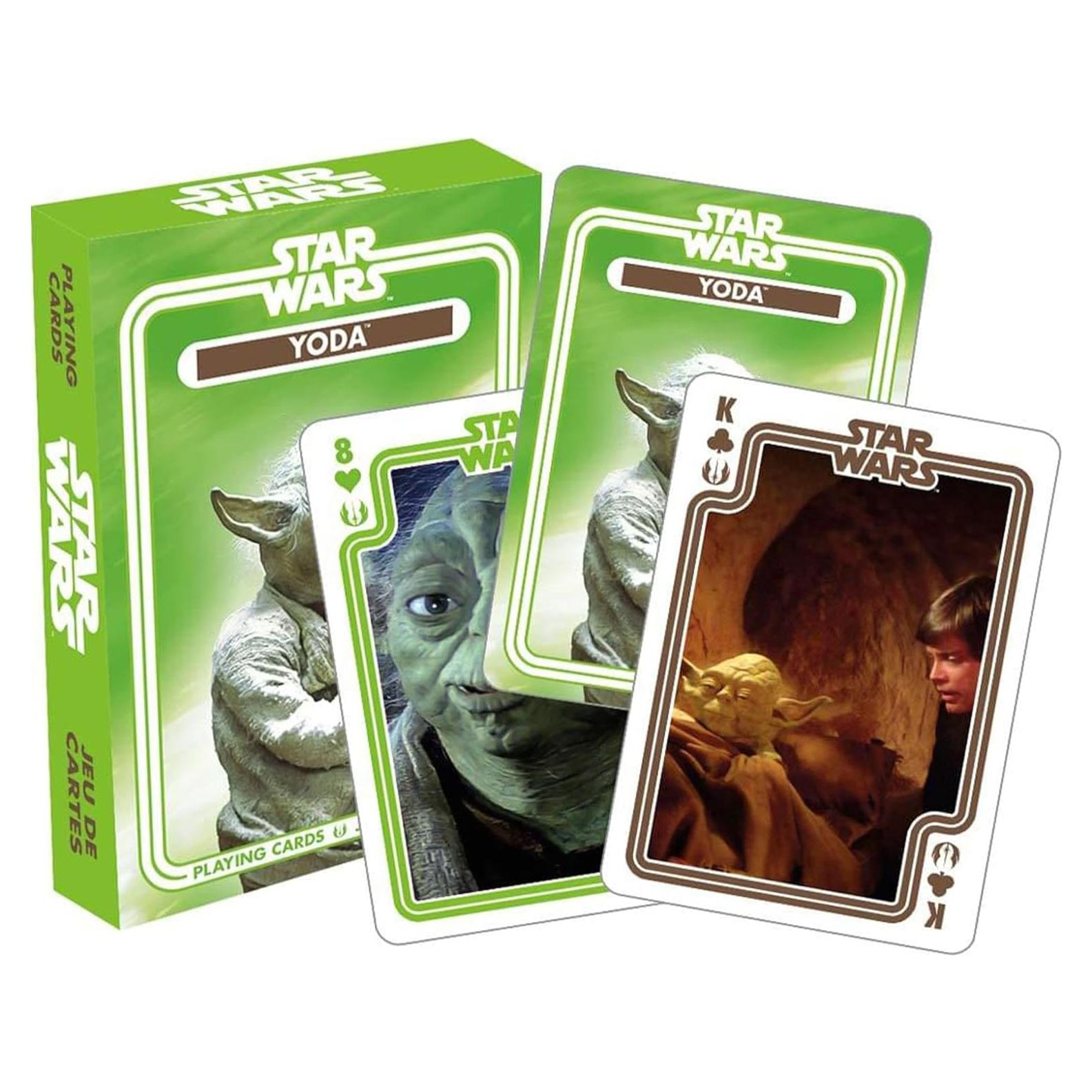 Mazo de Cartas de Juego Star Wars Yoda - Licencia Oficial