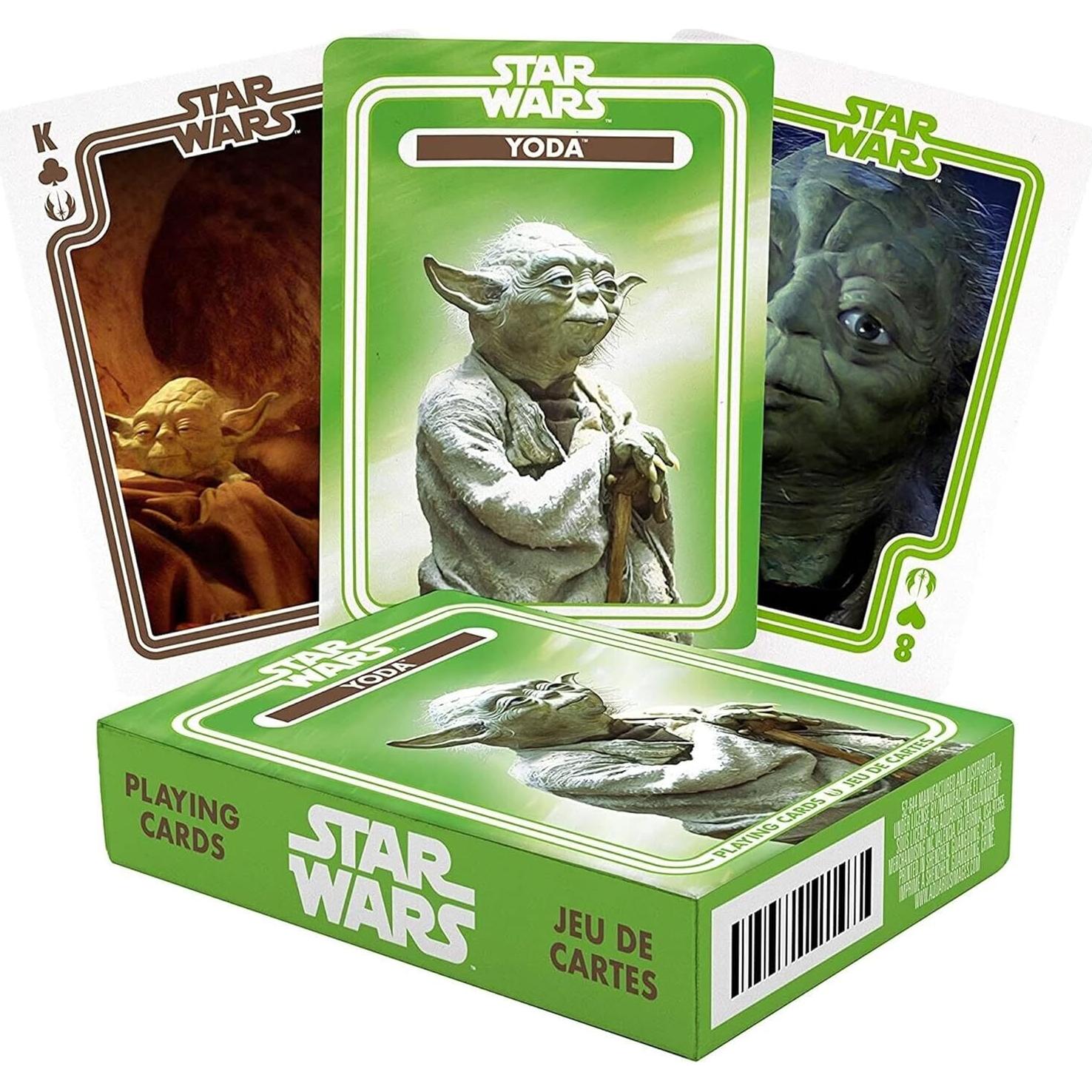 Mazo de Cartas de Juego Star Wars Yoda - Licencia Oficial