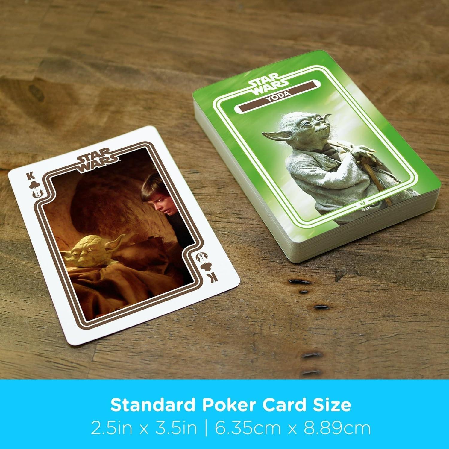 Mazo de Cartas de Juego Star Wars Yoda - Licencia Oficial