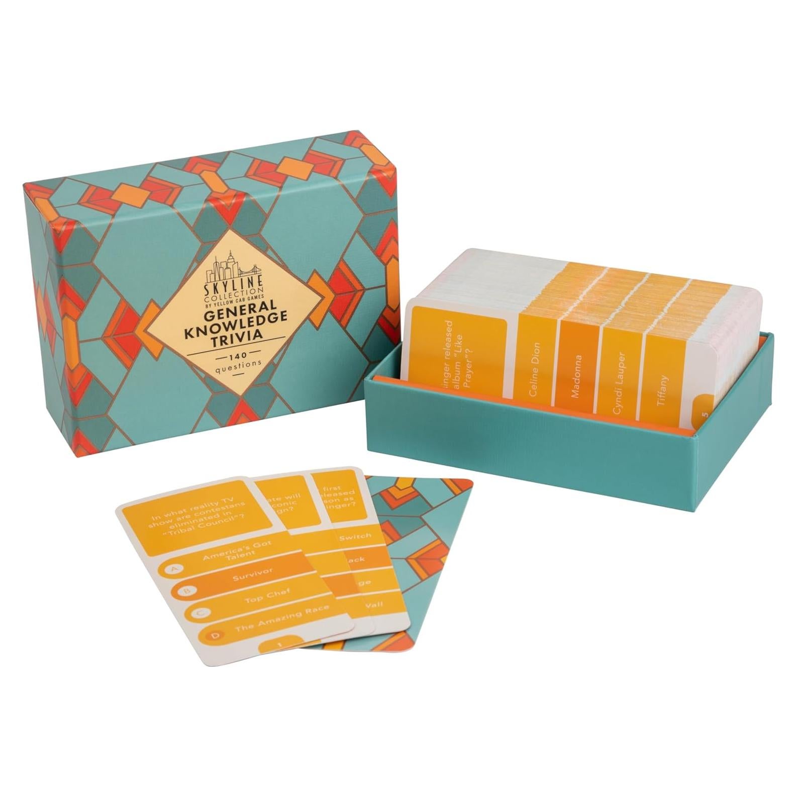 Juego de Trivia Juegos Yellow Cab Skyline - 140 Tarjetas