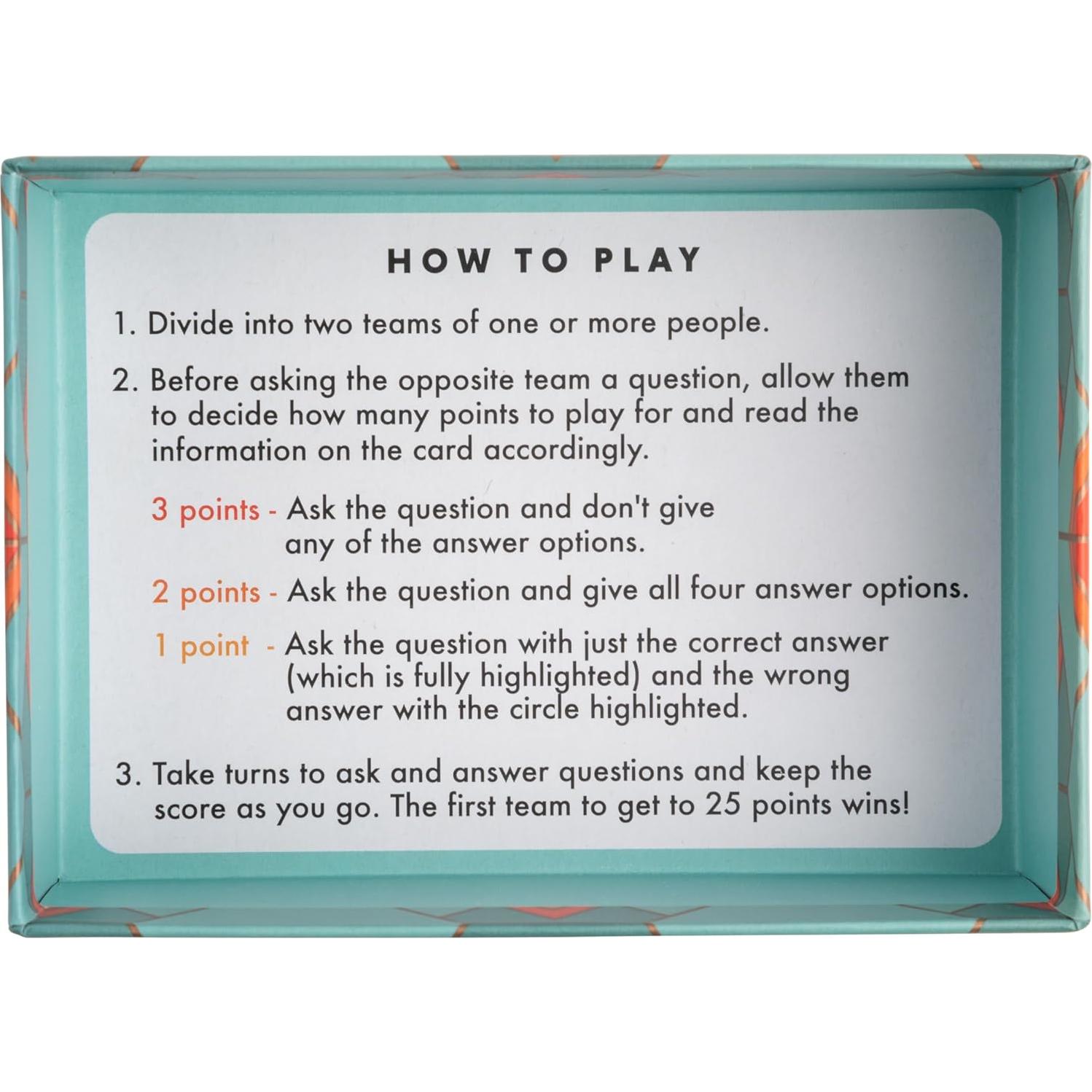 Juego de Trivia Juegos Yellow Cab Skyline - 140 Tarjetas