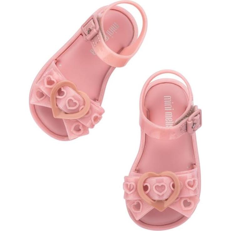 Sandalias Mini Melissa Mar para Niñas - Rosa Brillante
