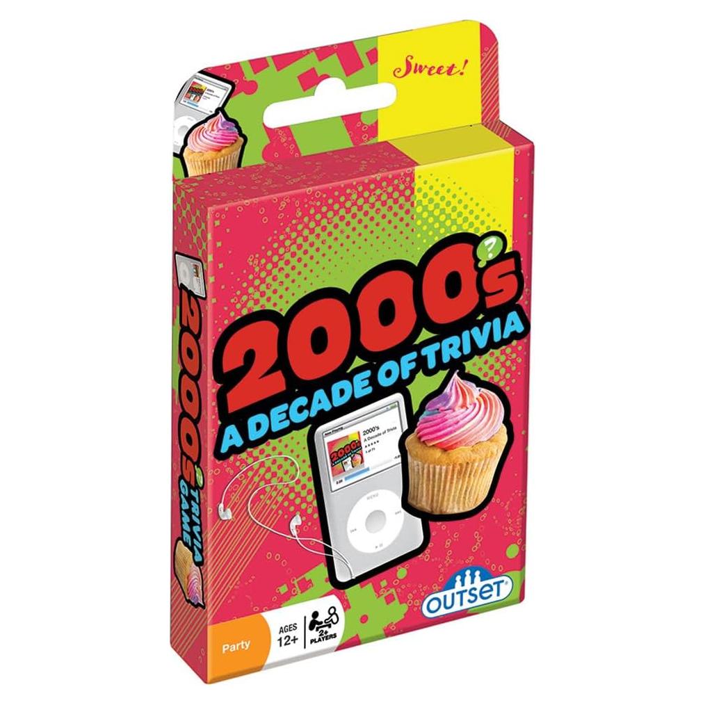 Juego de Cartas de Trivia 2000s Outset Media - Viaje 2+ Jugadores