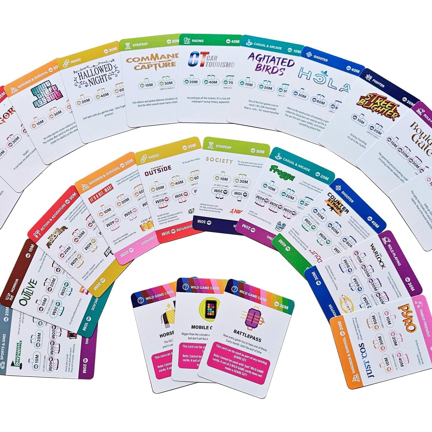 Juego de Cartas Guerras de Consolas - WinGo Games - 2-5 Jugadores