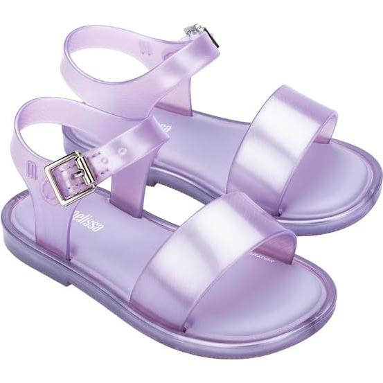 Sandalias Mini Melissa Mar para Niñas - Lila Brillante