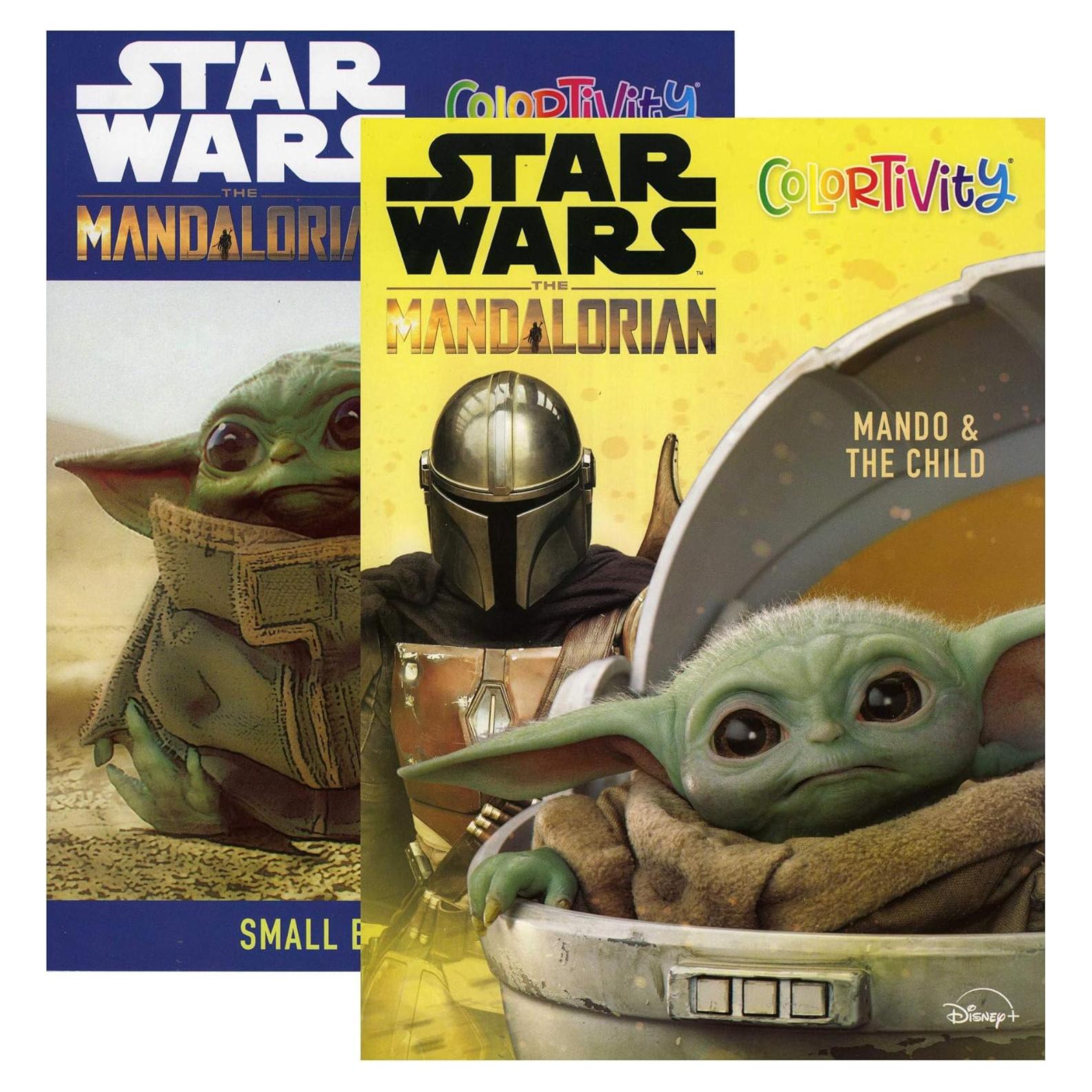 Libro para Colorear El Mandaloriano y Baby Yoda 2-Pack