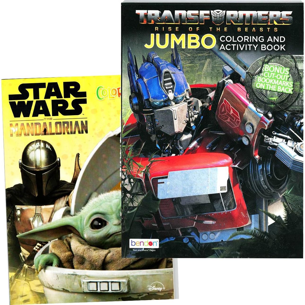 Conjunto de Libros para Colorear Superhéroes Marvel y DC - 6 Libros