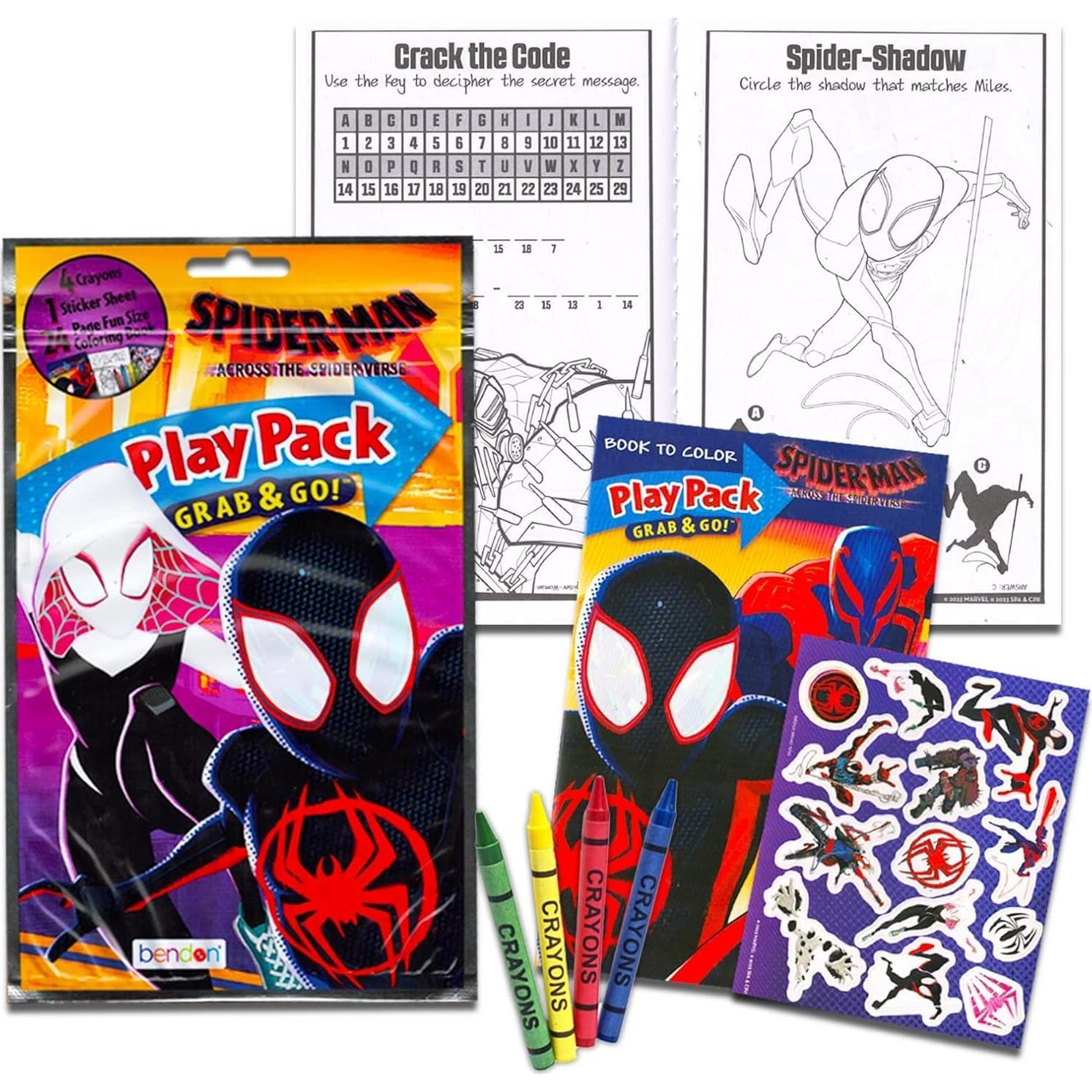 Conjunto de Libros para Colorear Marvel y Superhéroes 11 Unidades