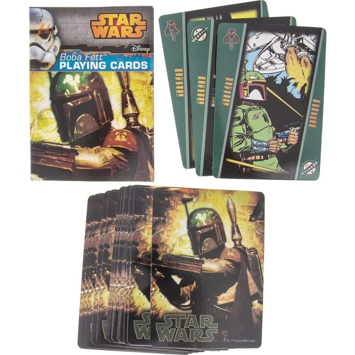 Cartas de Juego Boba Fett Star Wars - Cartamundi 3.81x22.86cm