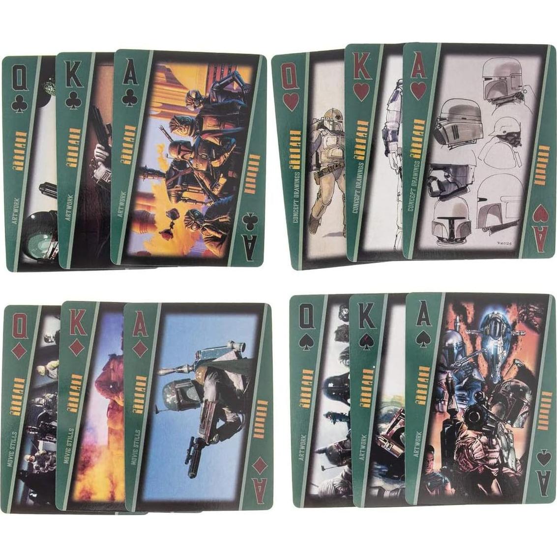 Cartas de Juego Boba Fett Star Wars - Cartamundi 3.81x22.86cm