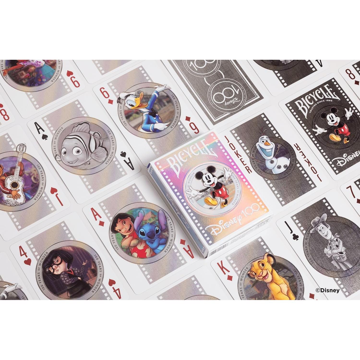 Barajas de Cartas Disney Edición Limitada 100 Años - Holográfico