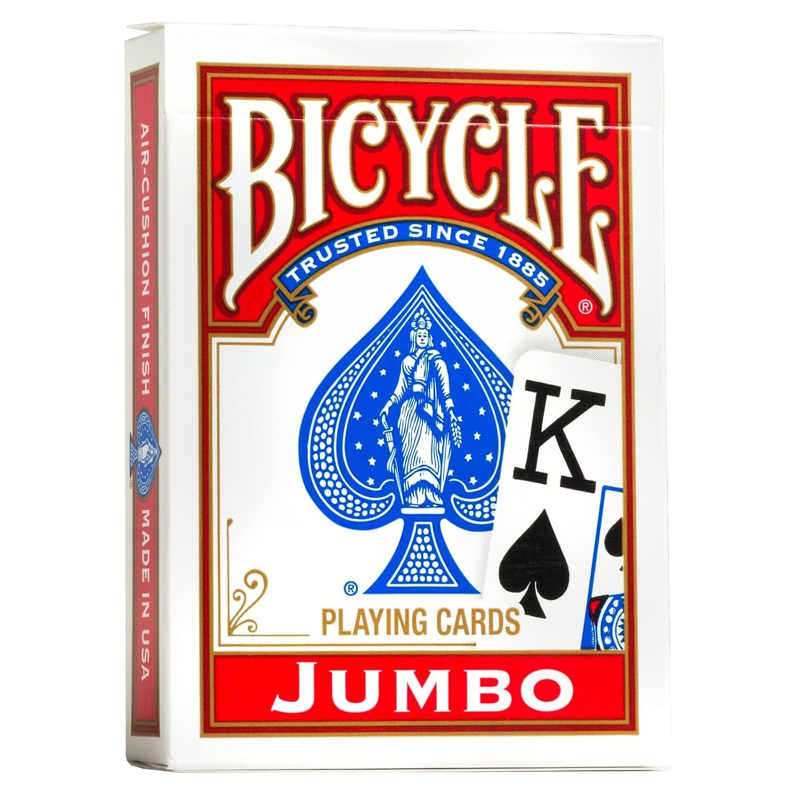 Cartas de Juego Jumbo Bicicleta 1 Paquete Azul