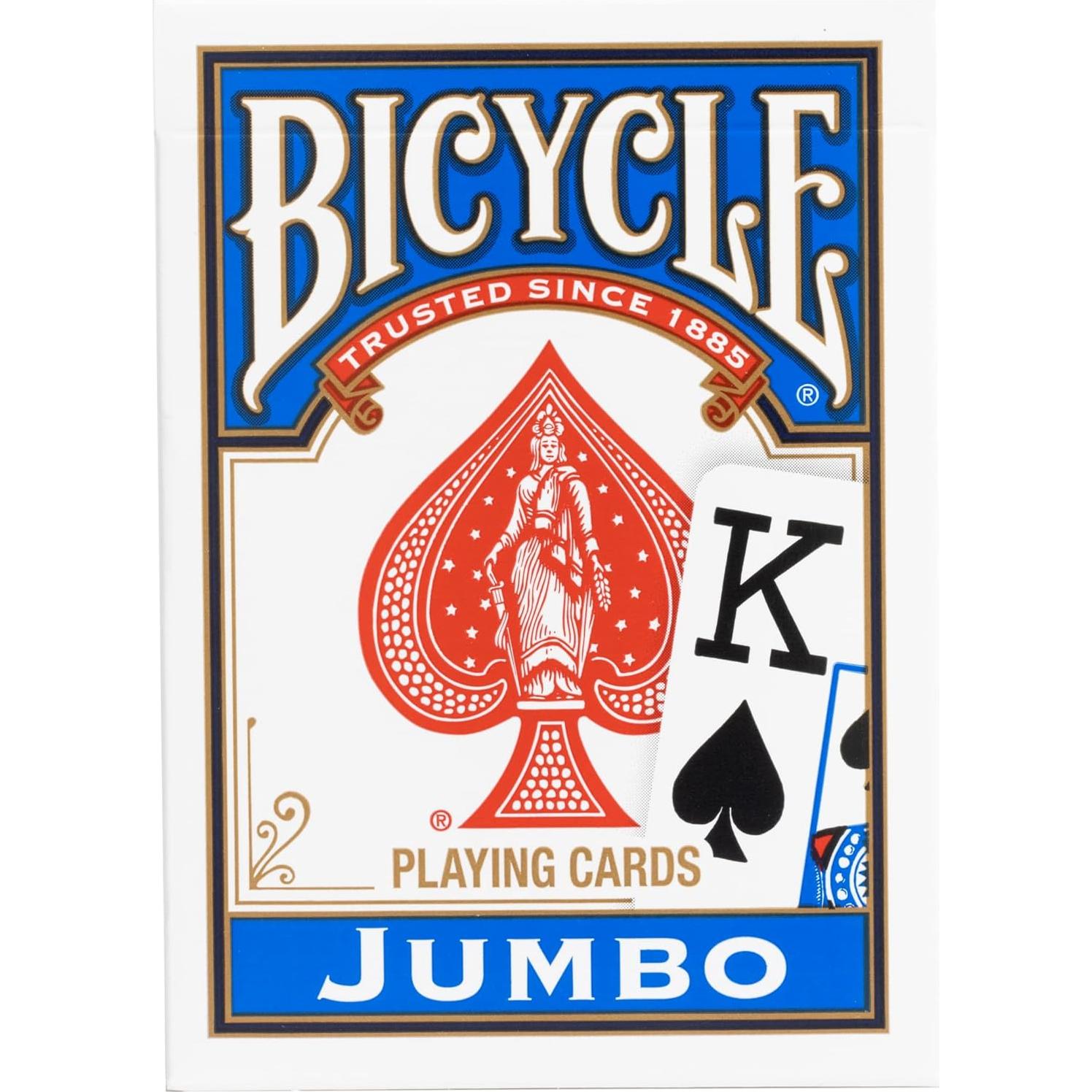Cartas de Juego Jumbo Bicicleta 1 Paquete Azul